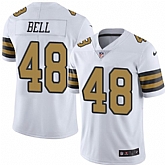 Nike Men & Women & Youth Saints 48 Vonn Bell White Color Rush Limited Jersey,baseball caps,new era cap wholesale,wholesale hats